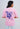The Love Pink Oversized Fit Yoga T-Shirt for Women
