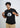 Night of Adiyogi Black Oversized Fit Yoga T-Shirt for Men