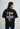 Overthink Black Oversized Fit Yoga T-Shirt for Women