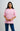Pink Zen Oversized Fit Yoga T-Shirt for Women