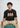 Three Monks Black Oversized Fit Yoga T-Shirt for Men