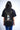 Momento Mori Black Oversized Fit Yoga T-Shirt for Women