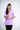 Lavender Zen Oversized Fit Yoga T-Shirt for Women